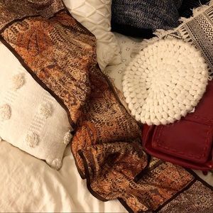 Vintage silk neck scarf